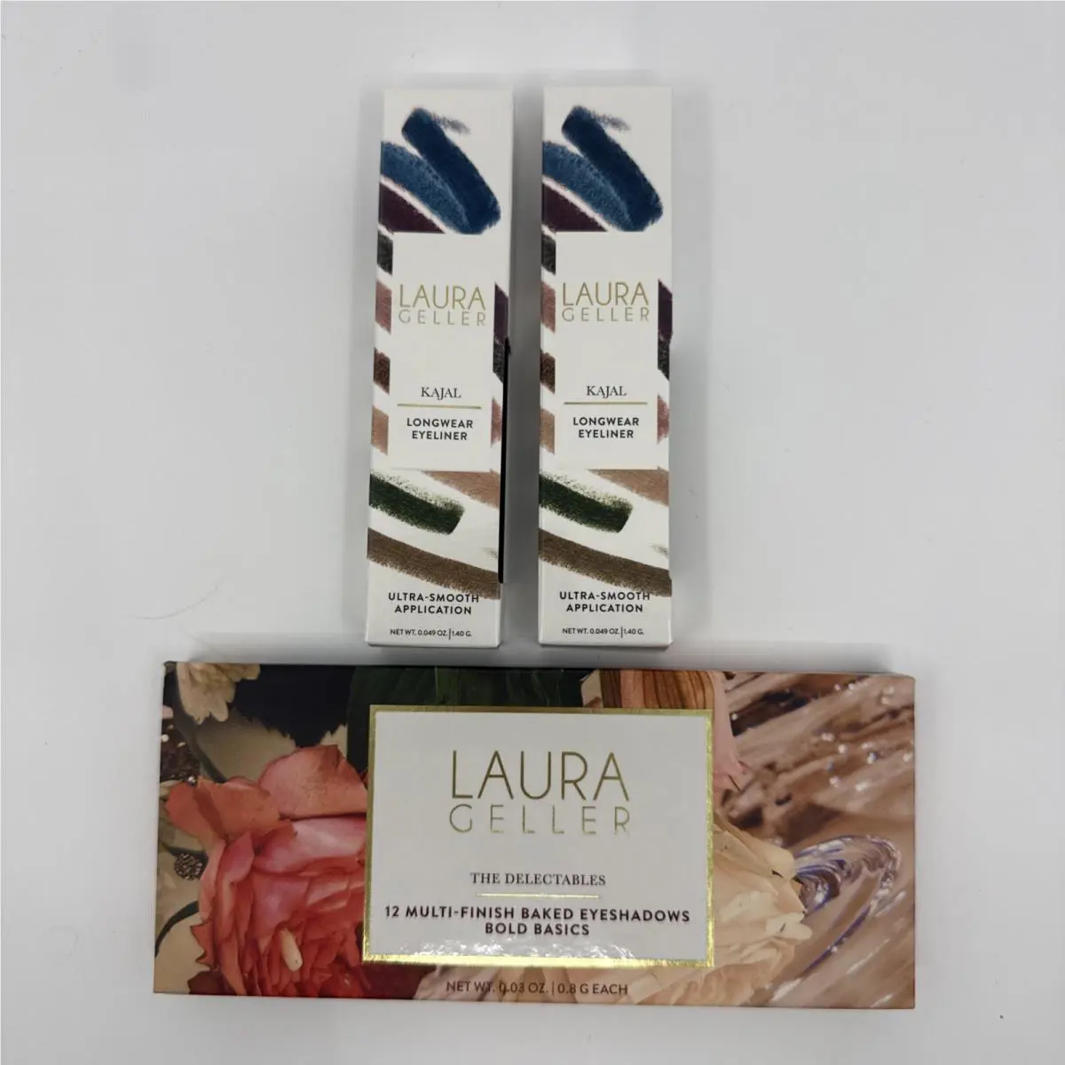Laura Geller The Delectables Bold Basics Kajal Longwear Eyeliner Lot Of 3