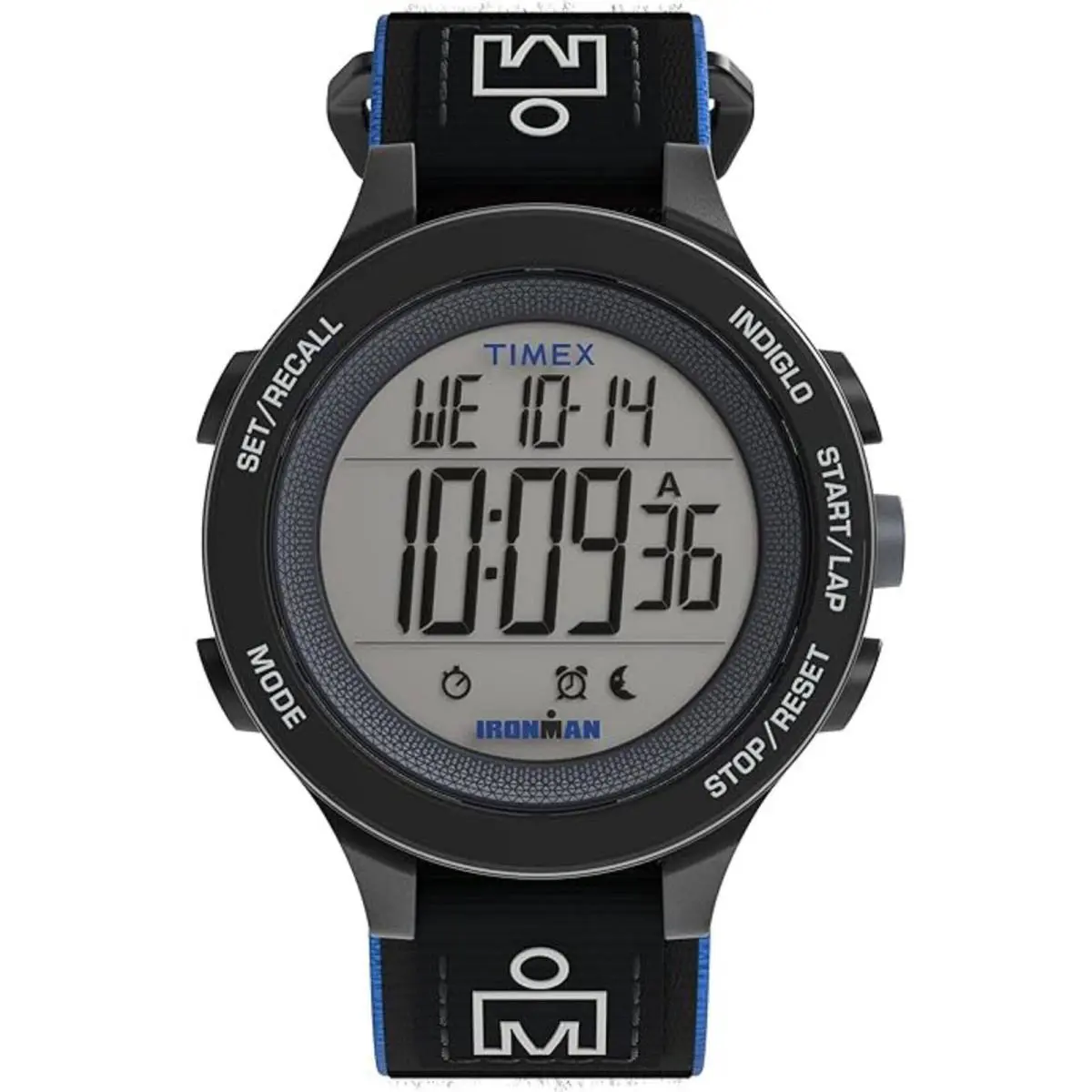 Timex Men`s Watch Ironman Black Nylon Fastwrap Strap Digital Dial TW5M64100JT