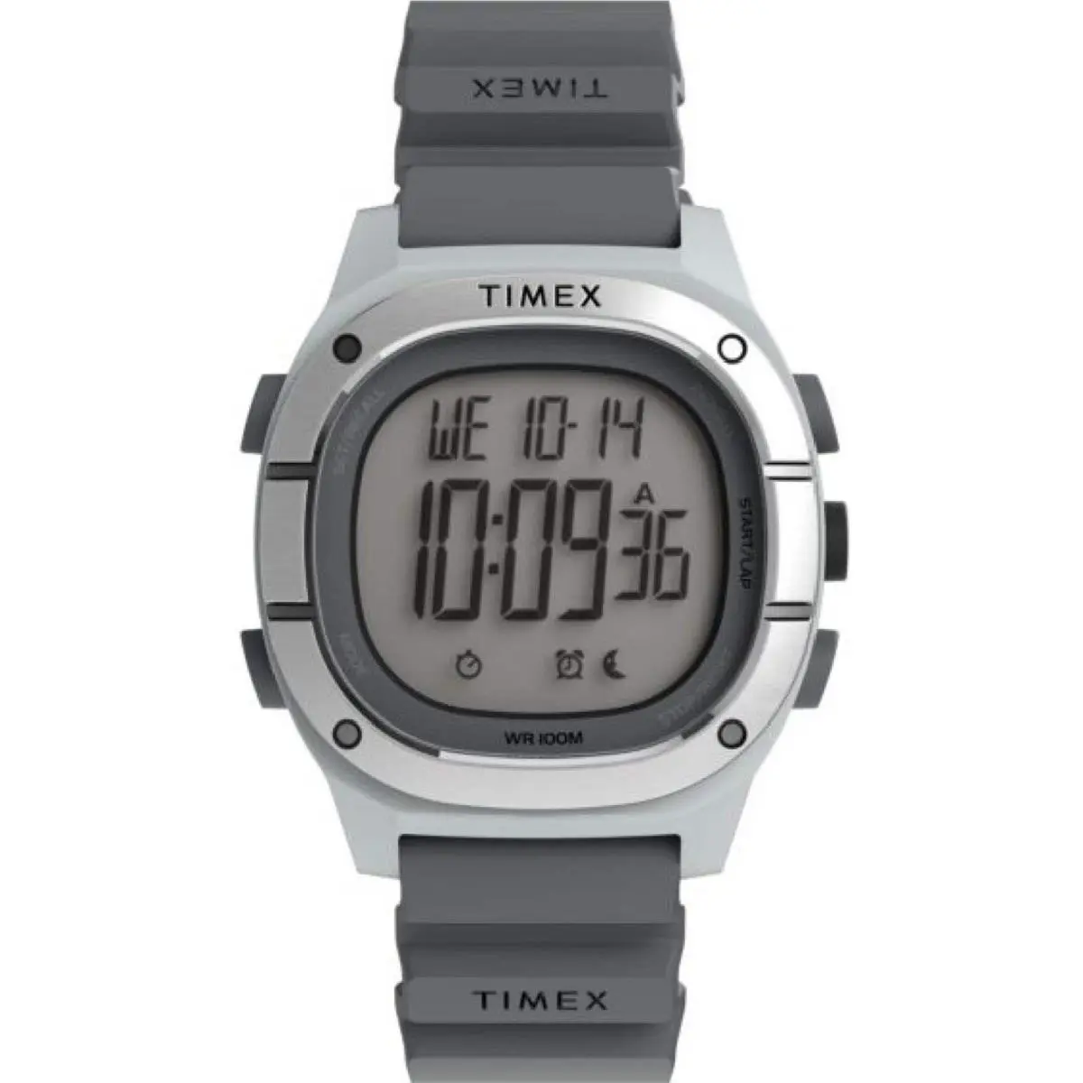 Timex Unisex Command 40mm Digital Quartz Gray Silicone Strap Watch TW5M35600