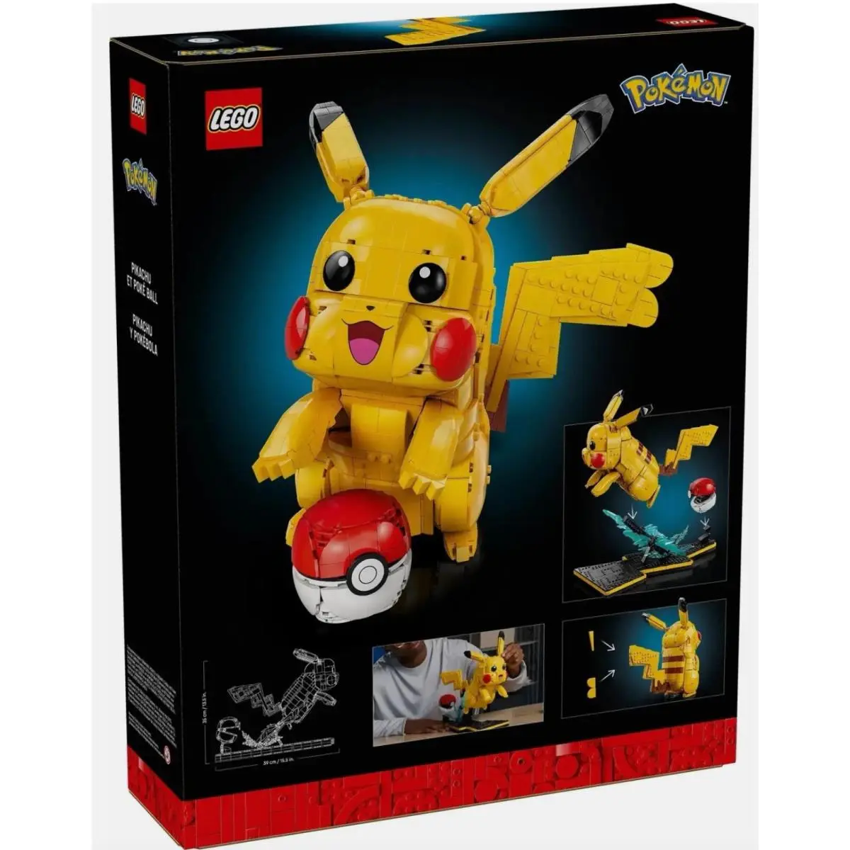 Lego Pokemon Pikachu and Poke Ball 2050 Pcs - Set 72152 IN Hand