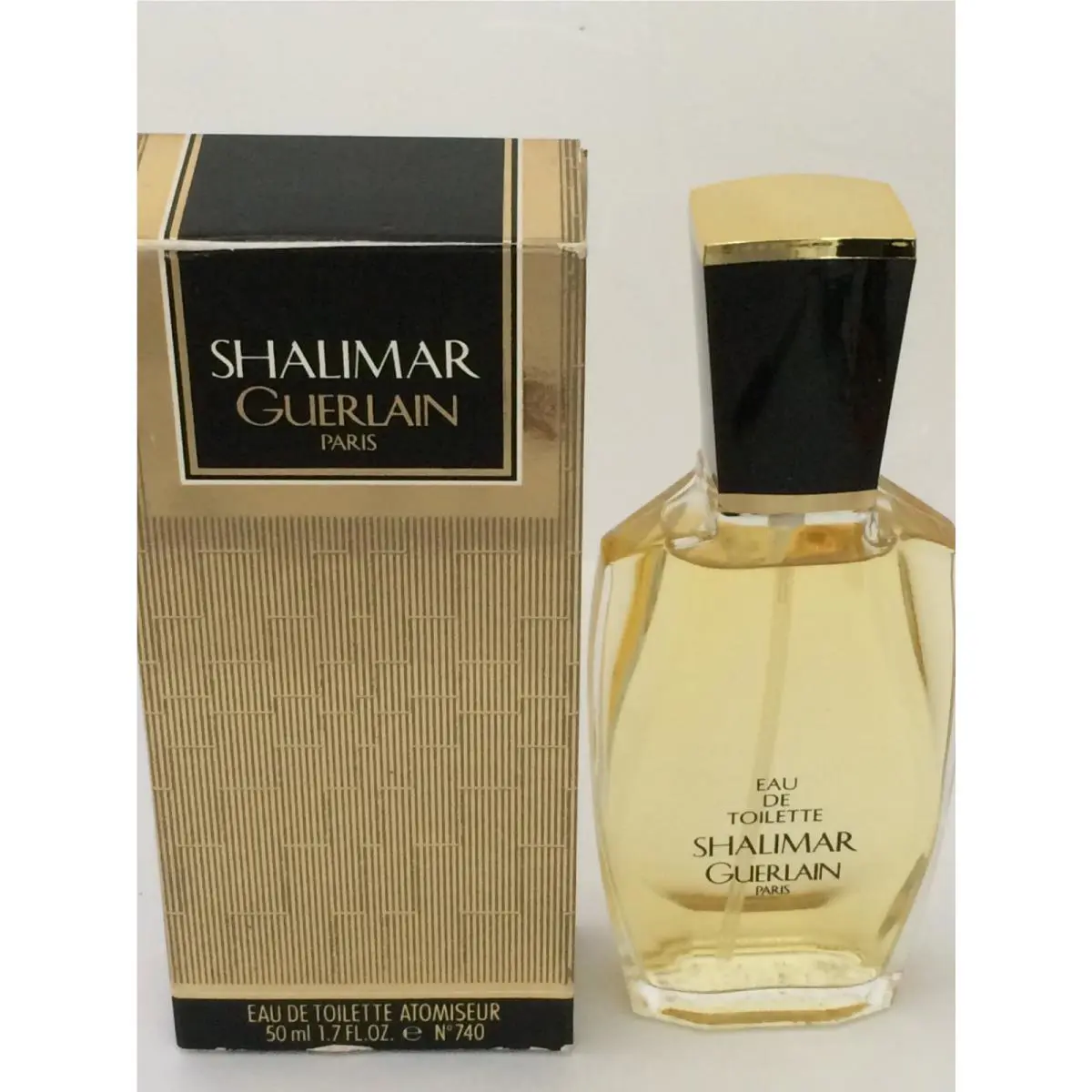 Shalimar Guerlain Perfume Women 1.7 oz Eau De Toilette Sray -vintage 1983-D.Bx