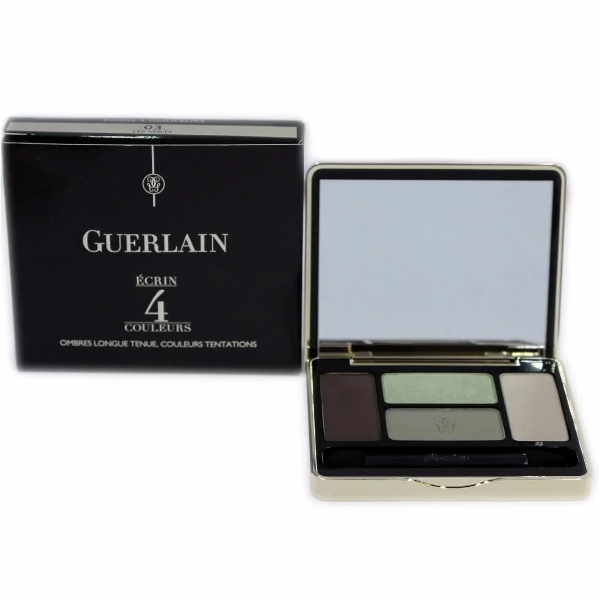 Guerlain Ecrin 4 Couleurs Long-lasting Eyeshadows 7.2G 03 Les VERTS-G41147