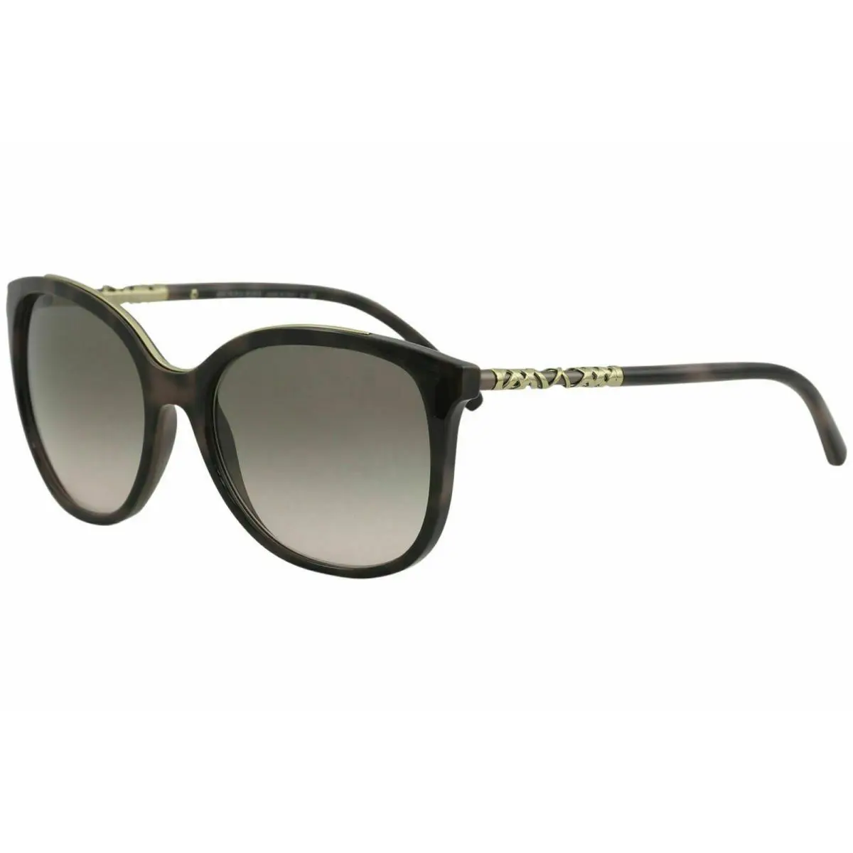 Burberry BE4237 36243B Sunglasses Spotted Brown Square Pink Gradient Grey 57mm