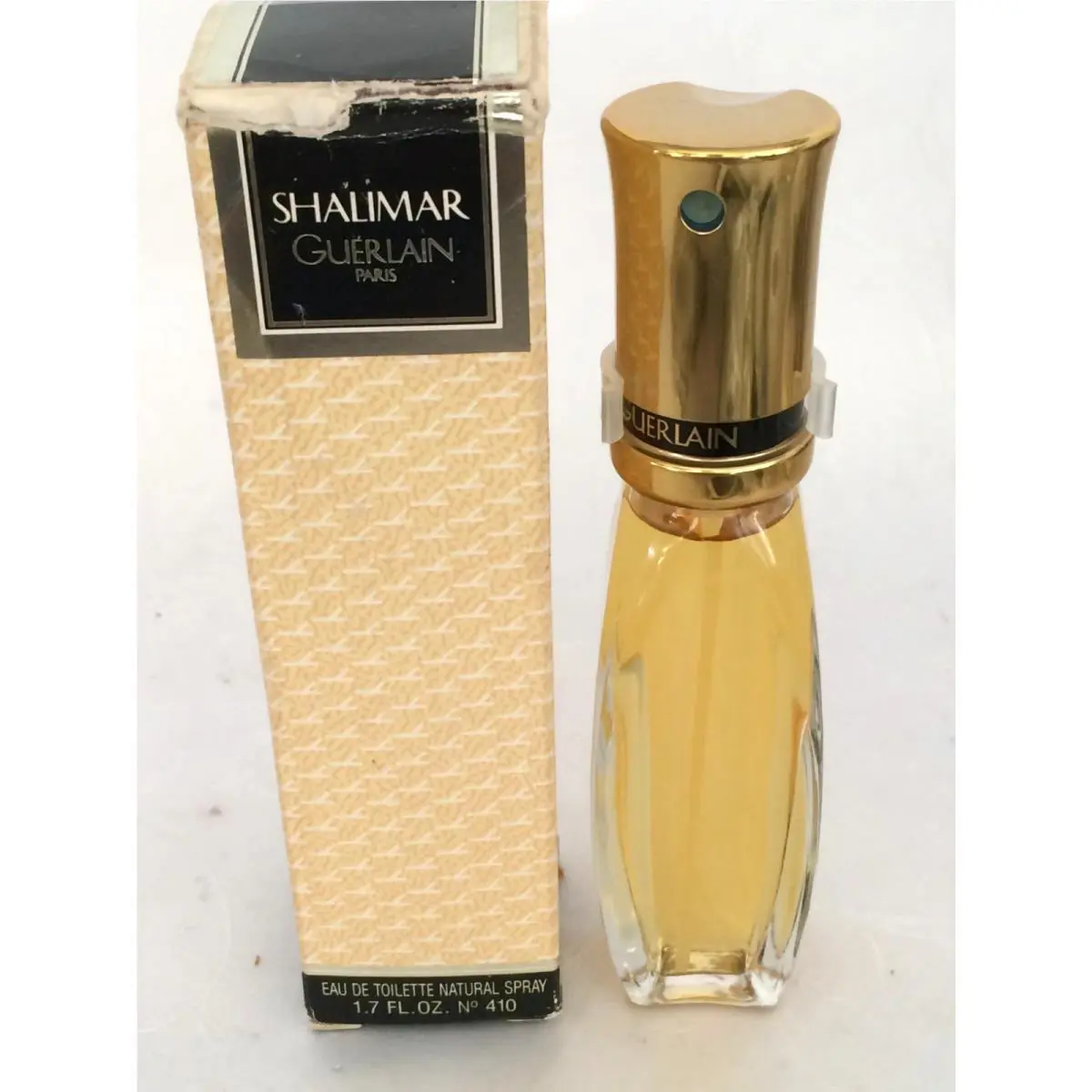 Shalimar Guerlain Perfume Women 1.7 oz Eau De Toilette Sray -vintage 1983-D.Bx