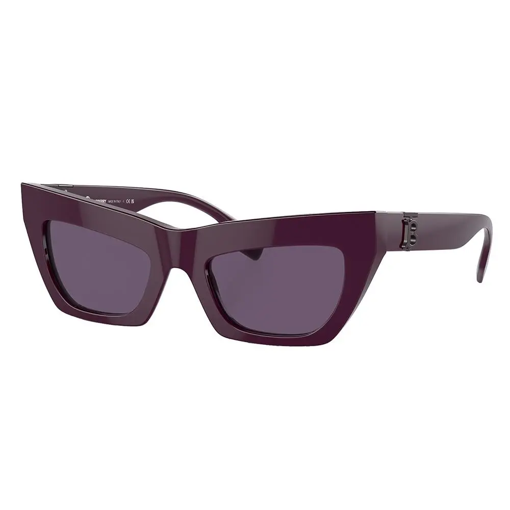 Burberry BE 4405 34001A Purple Acetate and Injected Cat-eye Sunglasses Purple