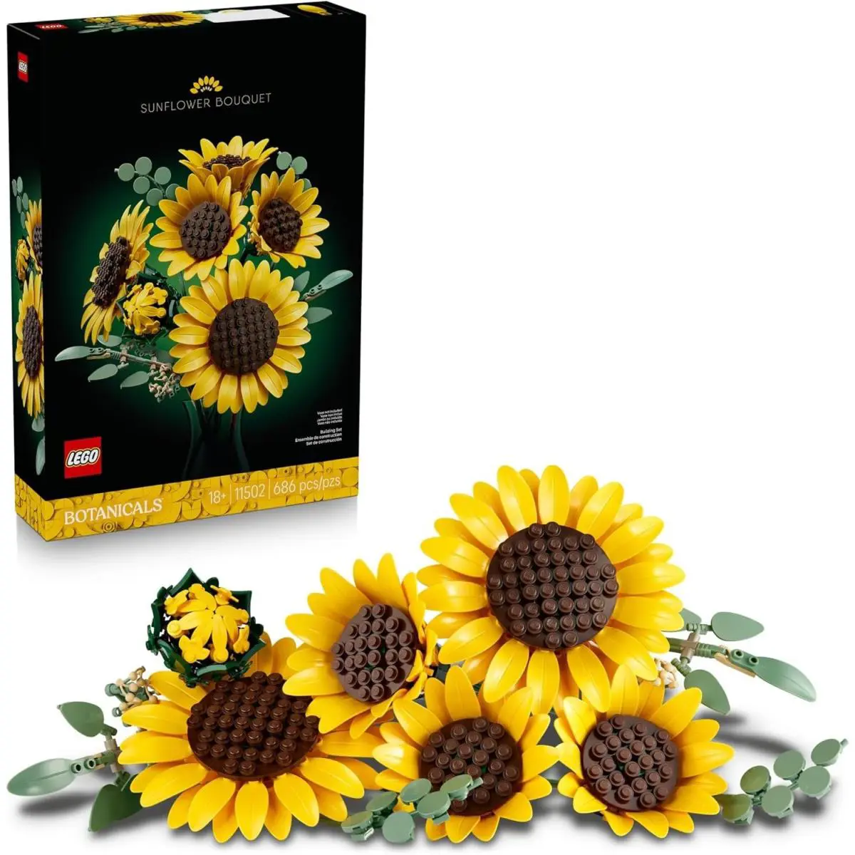 Lego 11502 Botanicals Sunflower Bouquet Flower IN Hand Ship Now