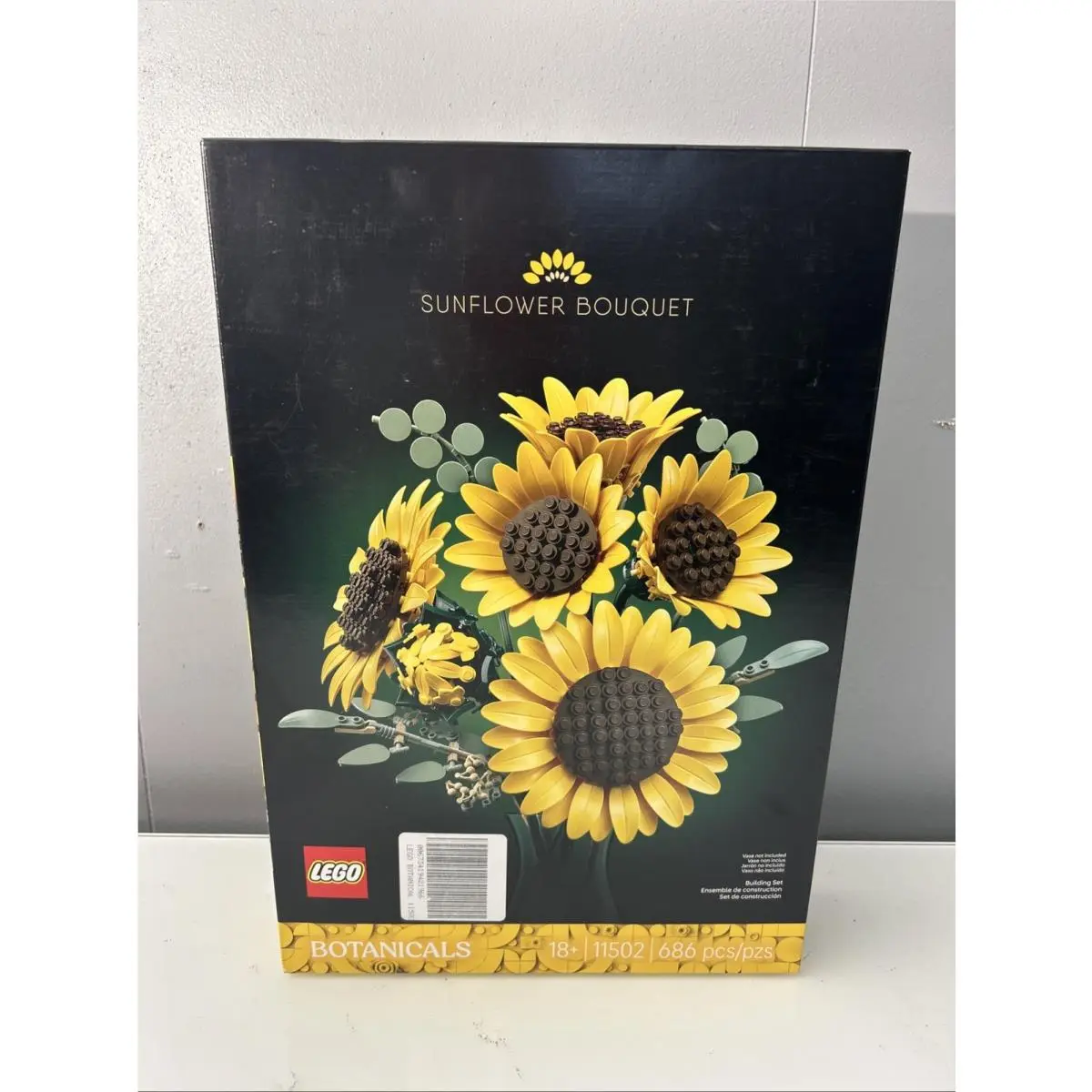Lego Botanicals Sunflower Bouquet Building Set 686 Pieces - 11502