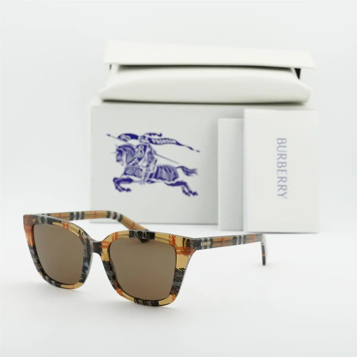 Burberry BE4487 416373 Transparent Brown/vintage Check/brown 52-19-145