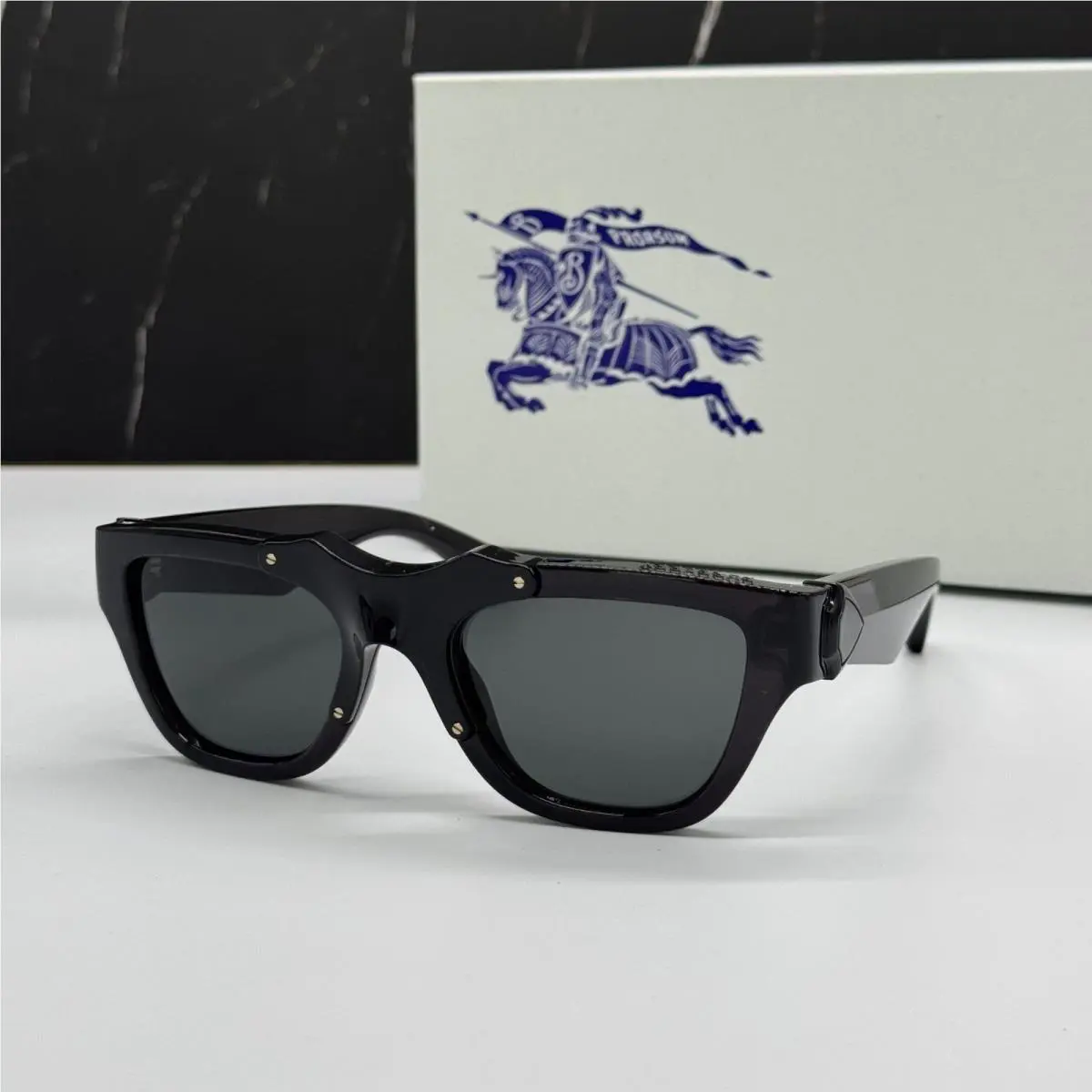 Burberry BE4445U 4112/87 Black Unisex Sunglasses Burberry BE4445U 411287