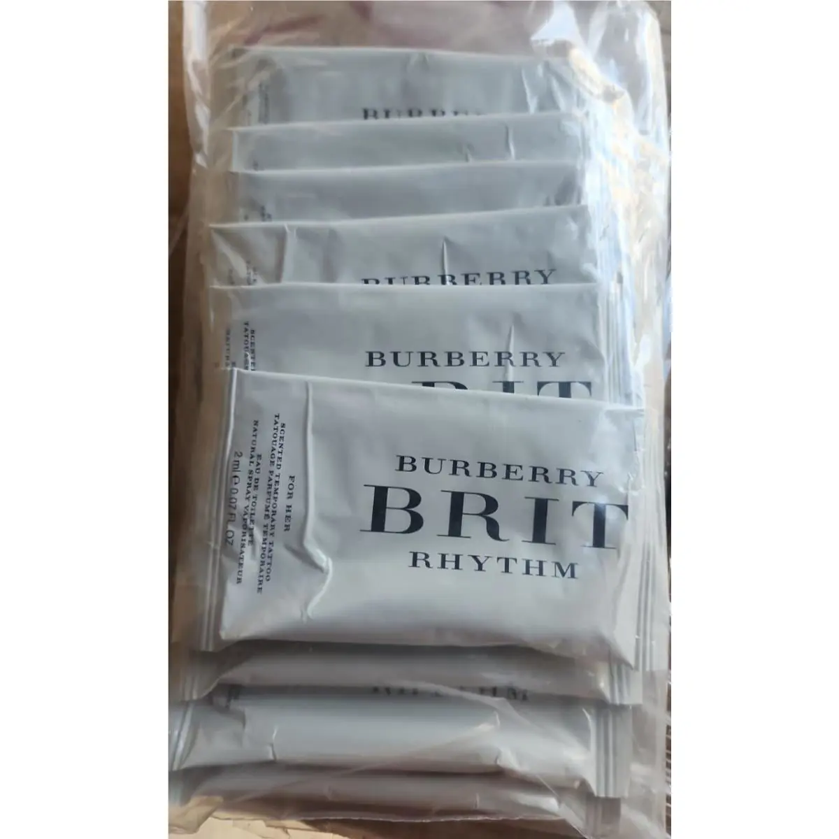 Women Burberry Brit Rhythm 0.07 oz - 2ml Edt Spray 45 Vials 45pcs x 2ml = 90ml
