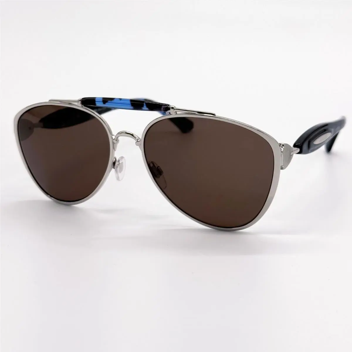 Burberry Sunglasses BE3160 100573 Silver Black Unisex BE3160 1005/73