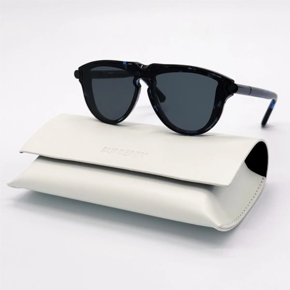 Burberry Sunglasses BE4427 411187 Unisex Havana Blue BE4427 4111/87 Burberry