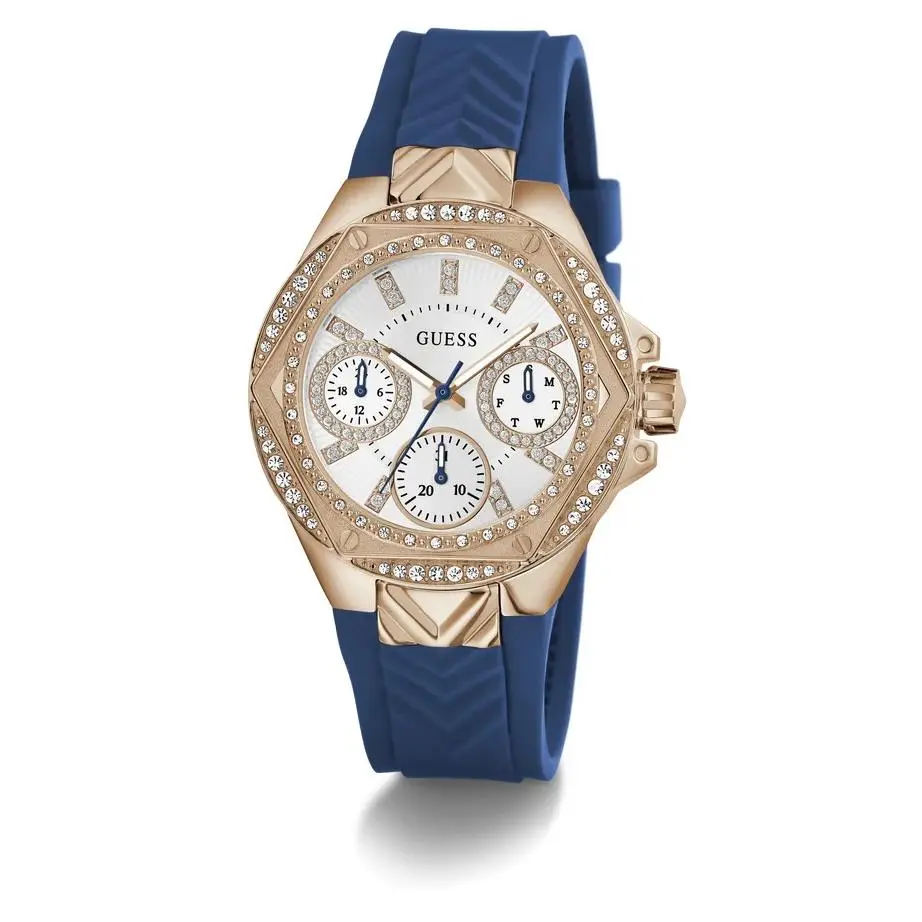 GW0774L3 36mm Ladies Dress Rose-tone Stainless Crystal-accented Bezel by Guess