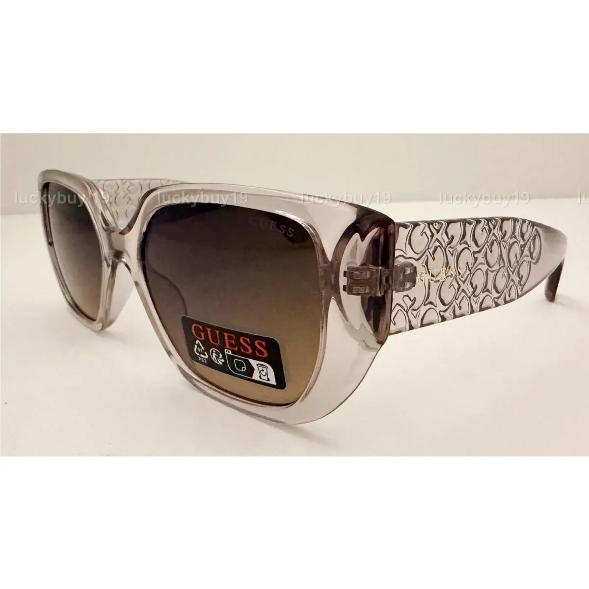 Guess GO00047 Brown Transparent Women Sunglasses /641/