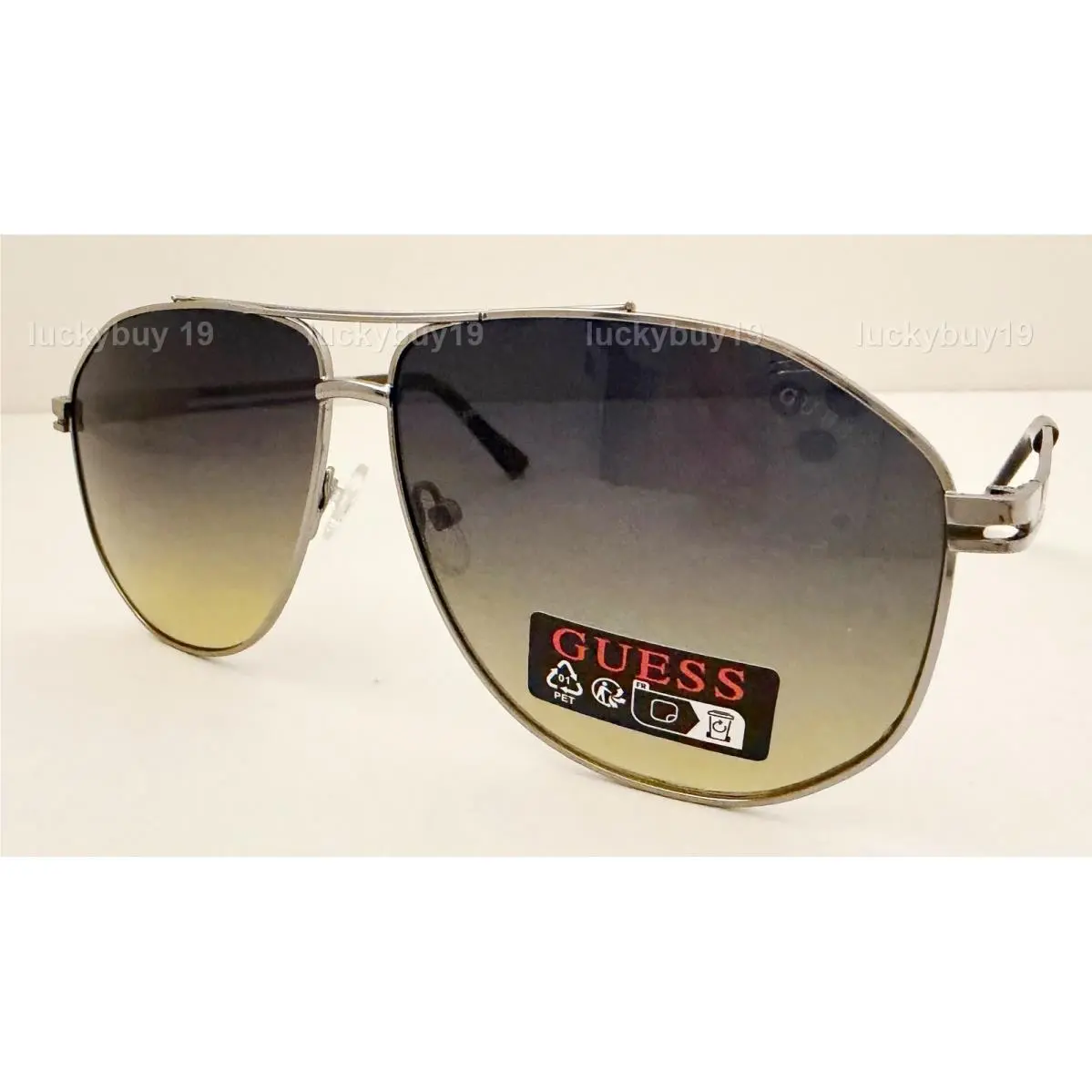 Guess GO00096 10B Black Olive Aviator Men`s Sunglasses /642/