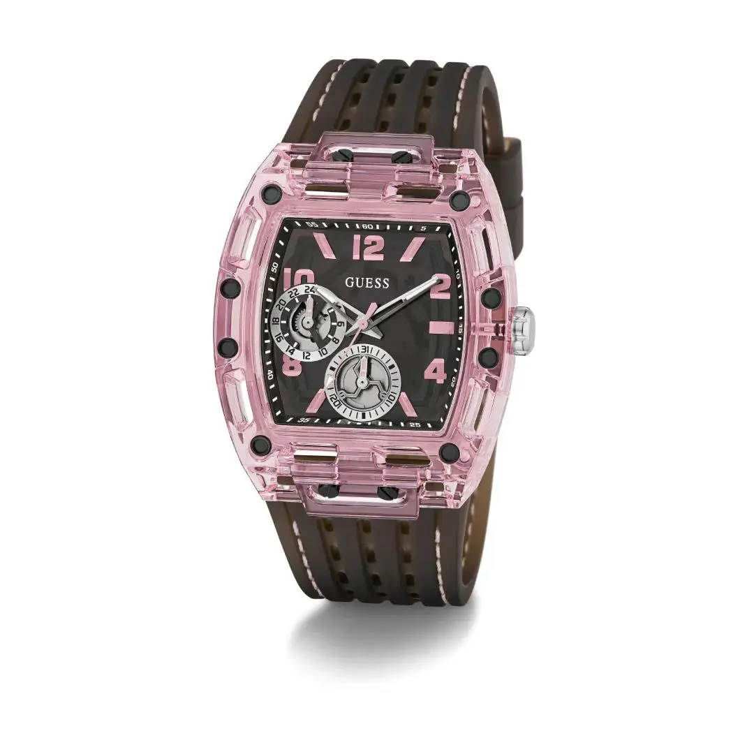 Guess GW0032G3 Sporting Pink Black Pink Multi-function Watch