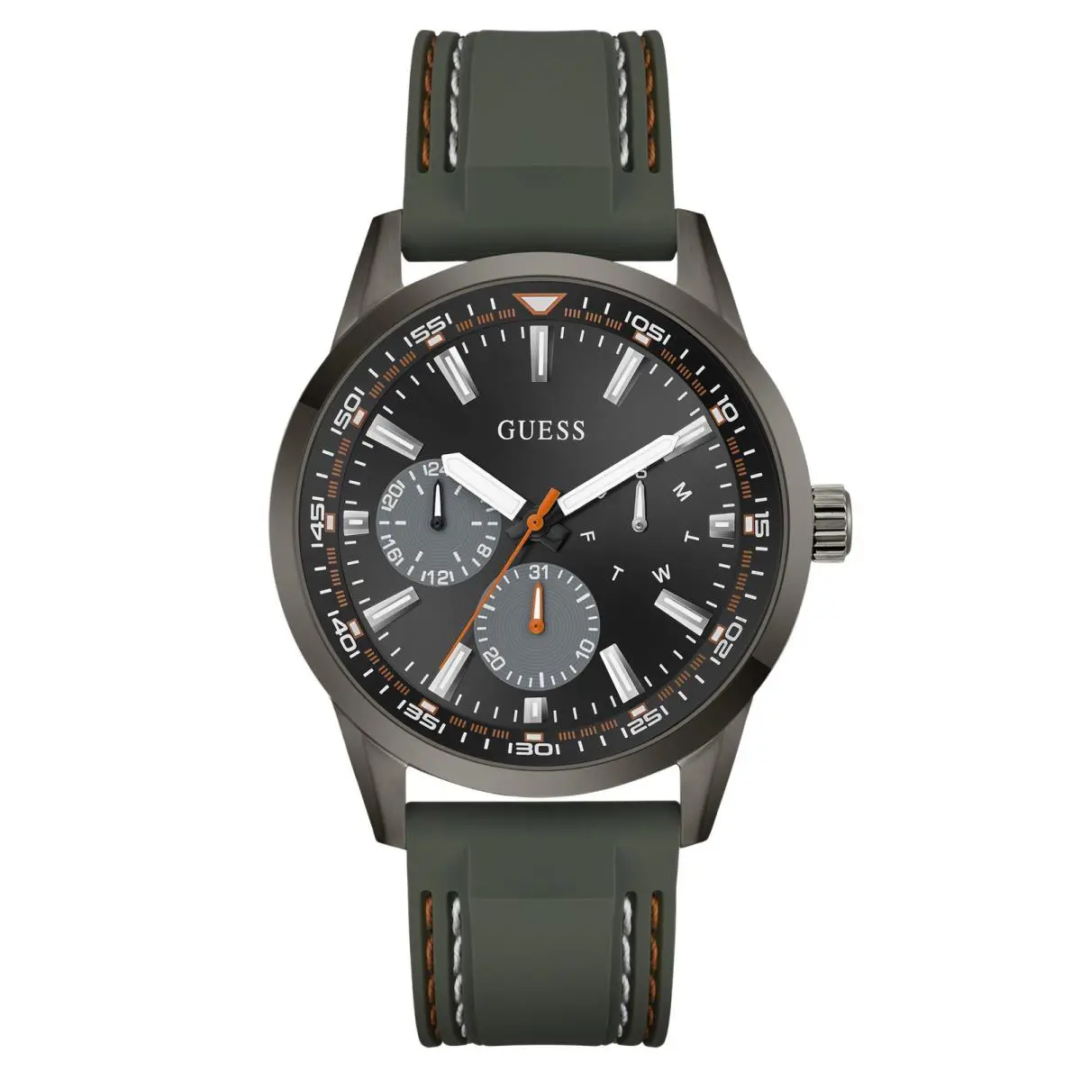 Guess GW0964G3 Men`s Quartz Analog Watch Stainless Steel - green