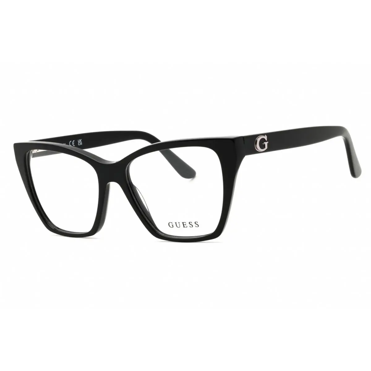 GU50235 001 Shiny Black 52mm Eyeglasses by Guess