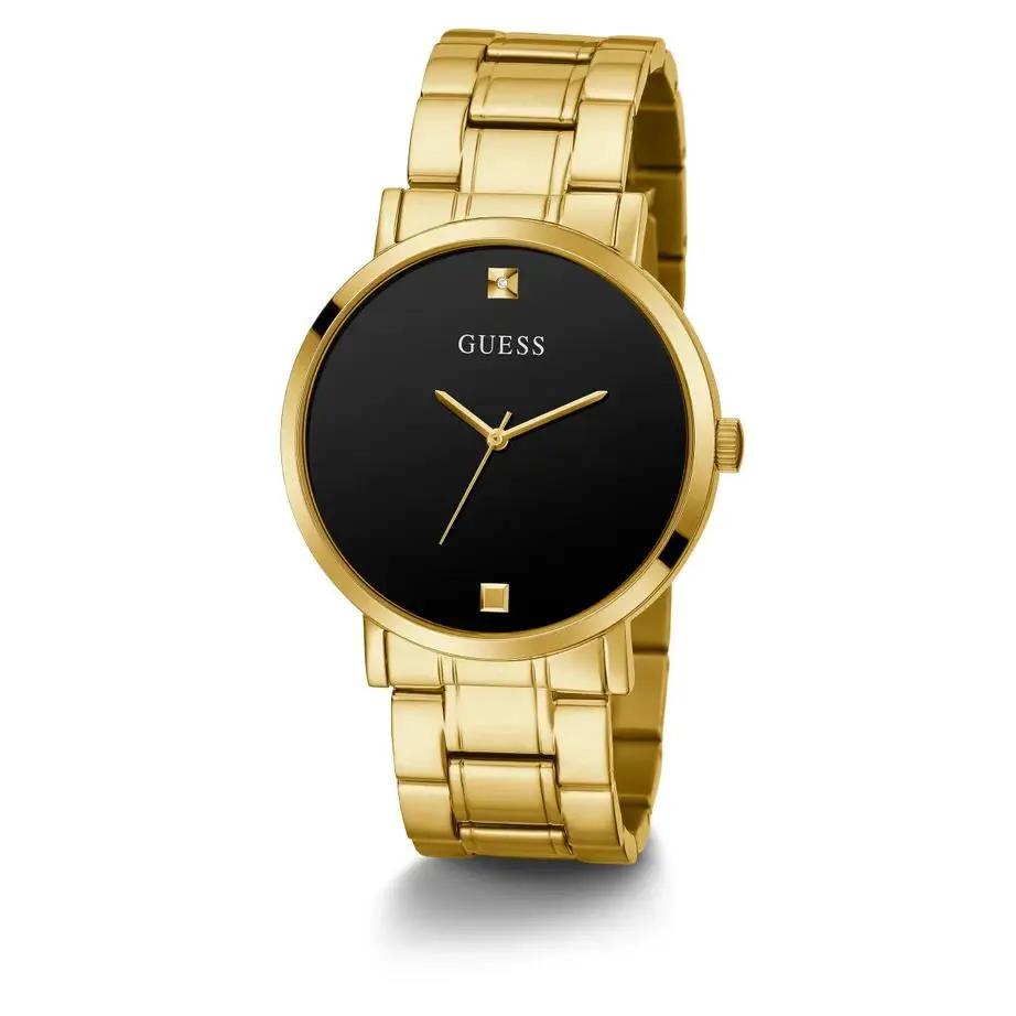 Guess U1315G2 Mens Gold Tone Analog Watch