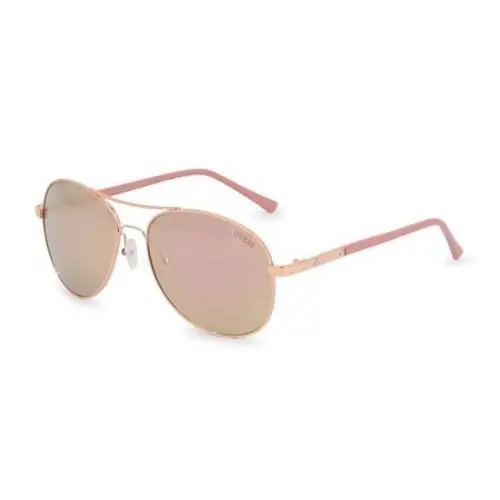 Guess R1954 Women’s Pink/rose Gold Mirror Pilot Sunglasses 60 mm