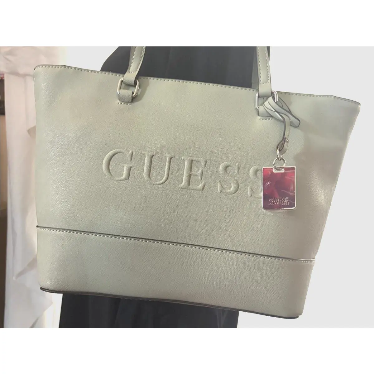 Hattington Guess Handbag Shoulder in Sage Green