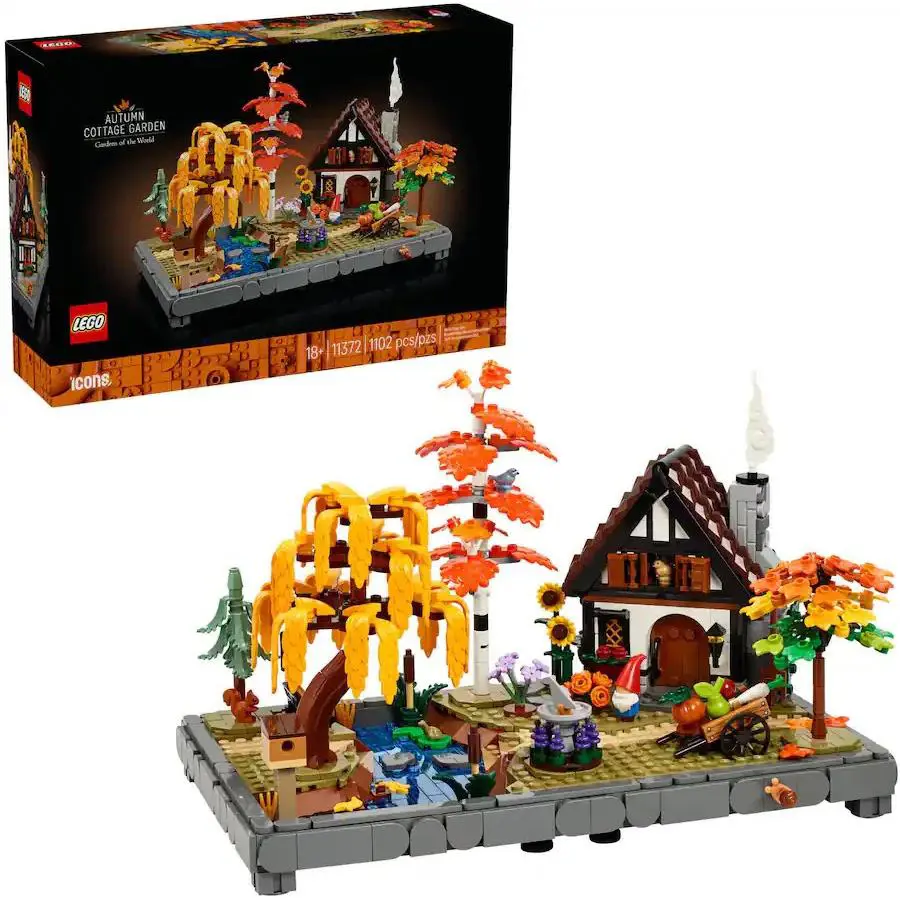 Lego Icons Autumn Cottage Garden 11372 Gardens Of The World 1102-Pc. Set