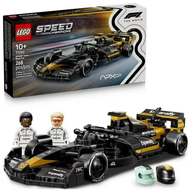 Lego Speed Champions Apxgp Team Race Car From F1 The Movie – 77252 Building Set