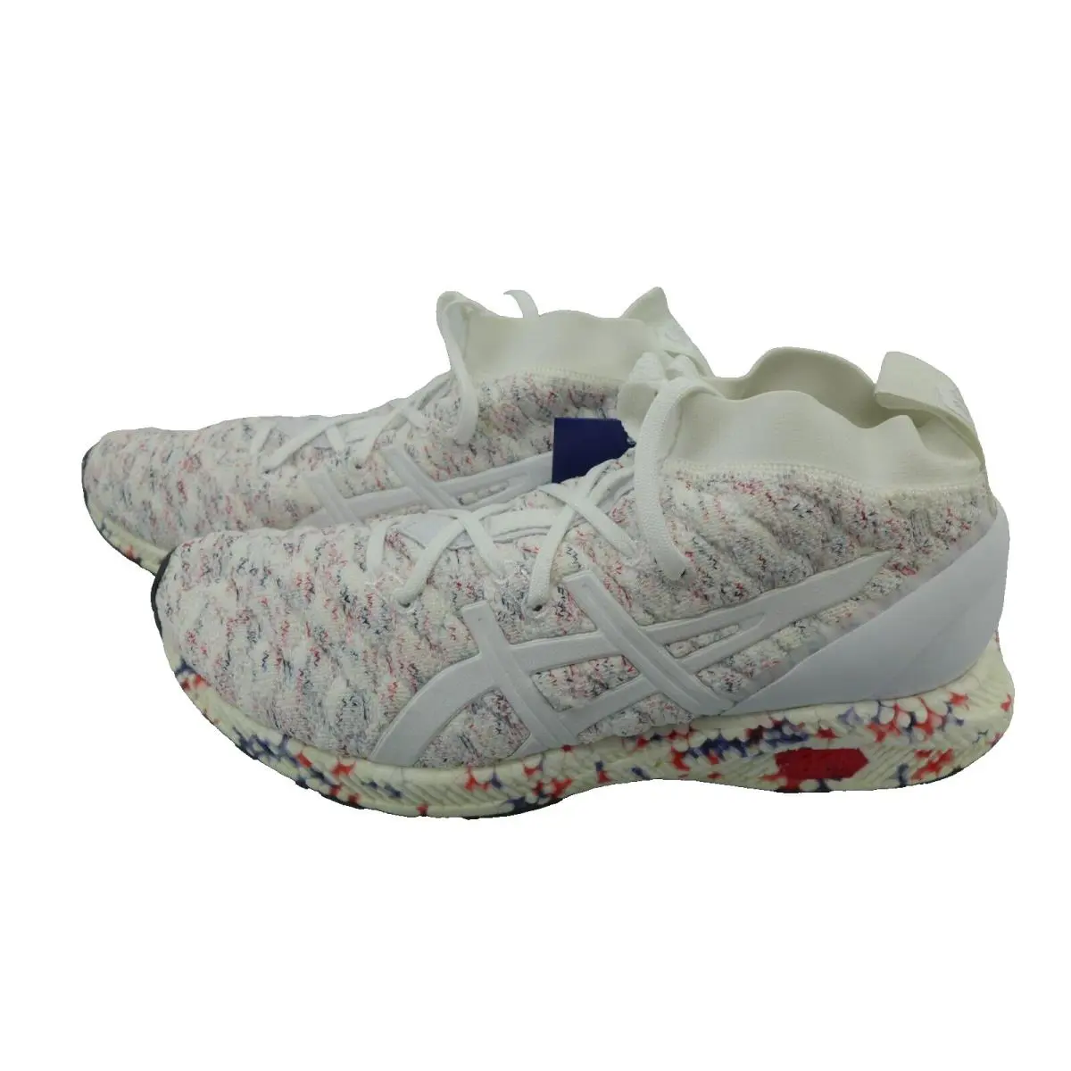 Asics Hypergel Kan Womens White Fiery Red Athletic Shoes - White/Fiery Red