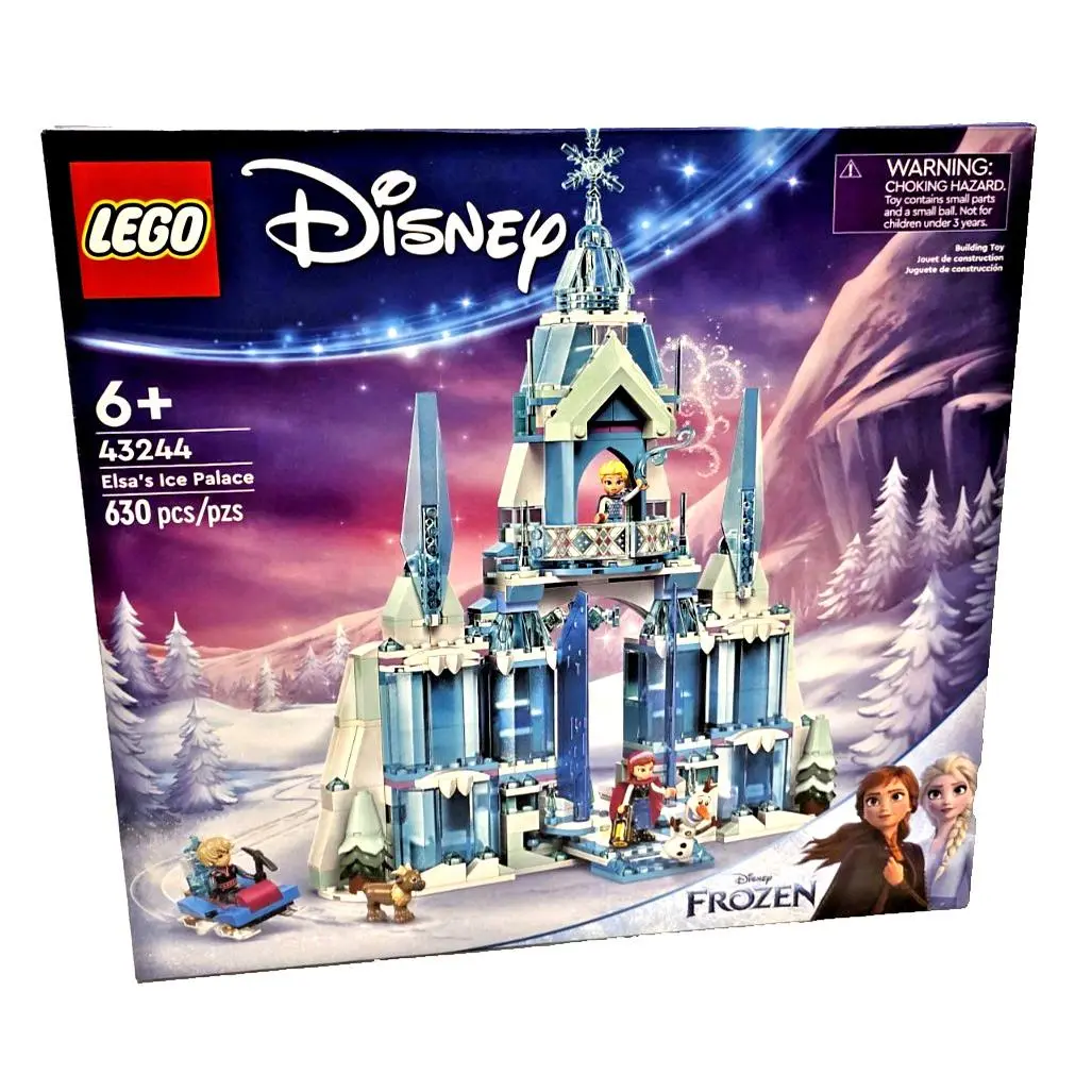 Lego Disney Princess 43244 Elsa`s Ice Palace 630 Pcs. Carefully Shipped