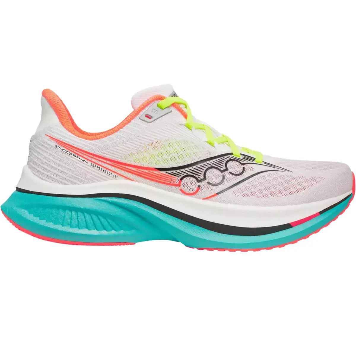 Saucony Endorphin Speed 5 Women Running Shoe US Size 6-11 Colors - White/Mutant