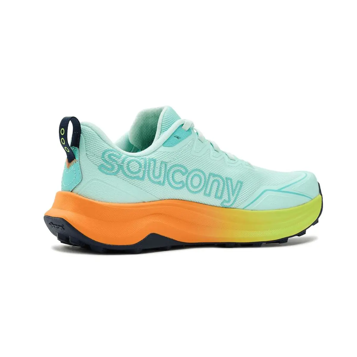 Saucony shoes - Aqua/Citron 1