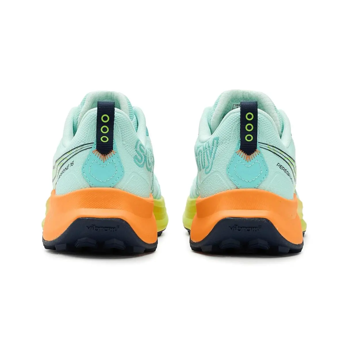 Saucony shoes - Aqua/Citron 5