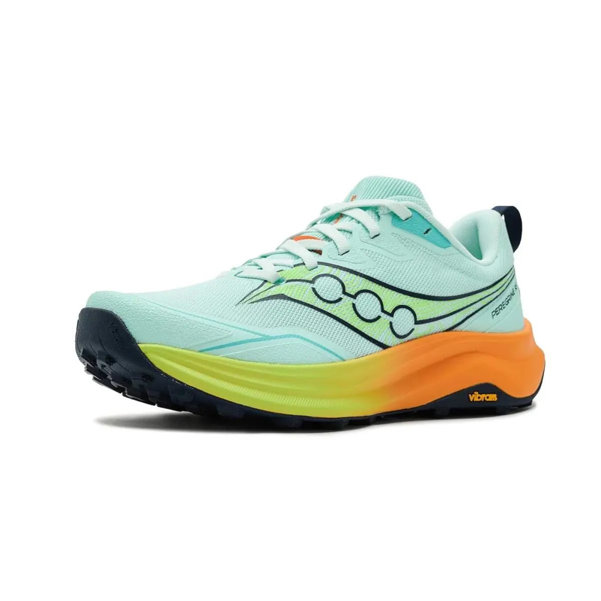 Saucony shoes - Aqua/Citron 6