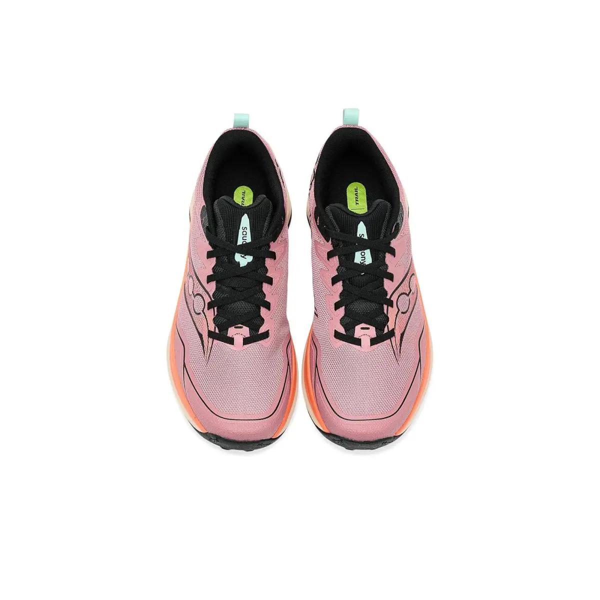 Saucony shoes - Aqua/Citron 14