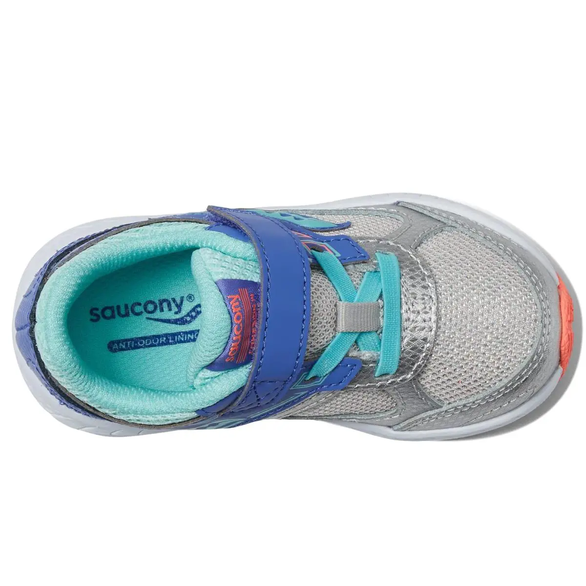 Saucony shoes - Silver/Periwinkle/Turquoise 0