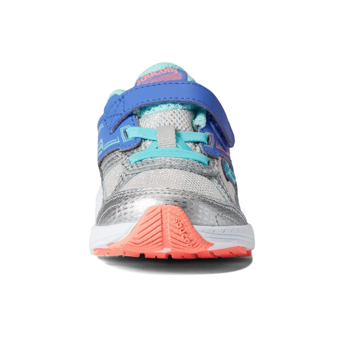 Saucony shoes - Silver/Periwinkle/Turquoise 1