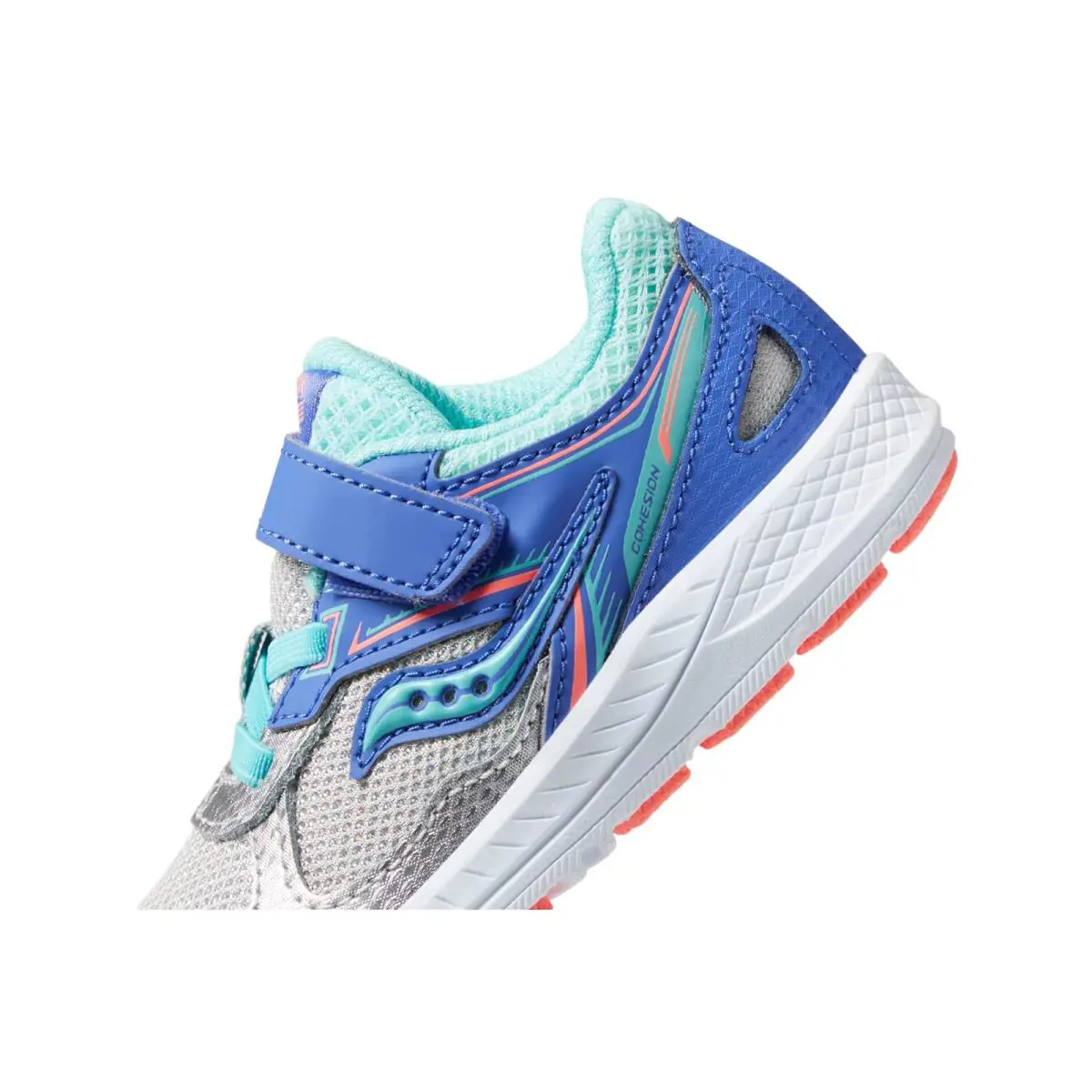 Saucony shoes - Silver/Periwinkle/Turquoise 3