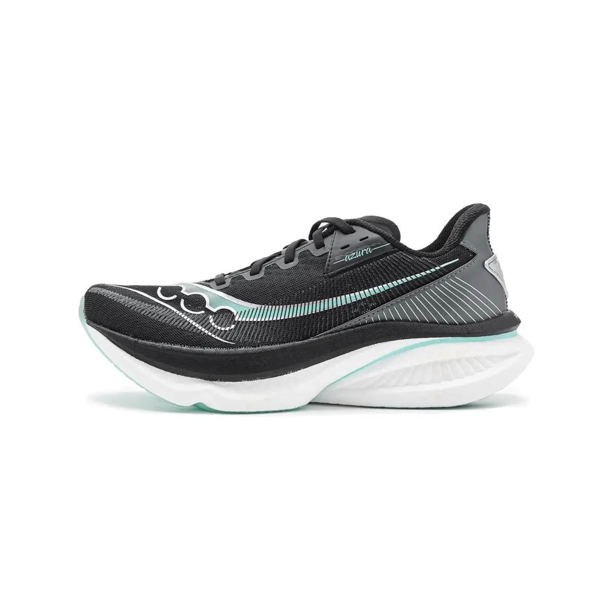 Saucony shoes - Black/Aqua 2