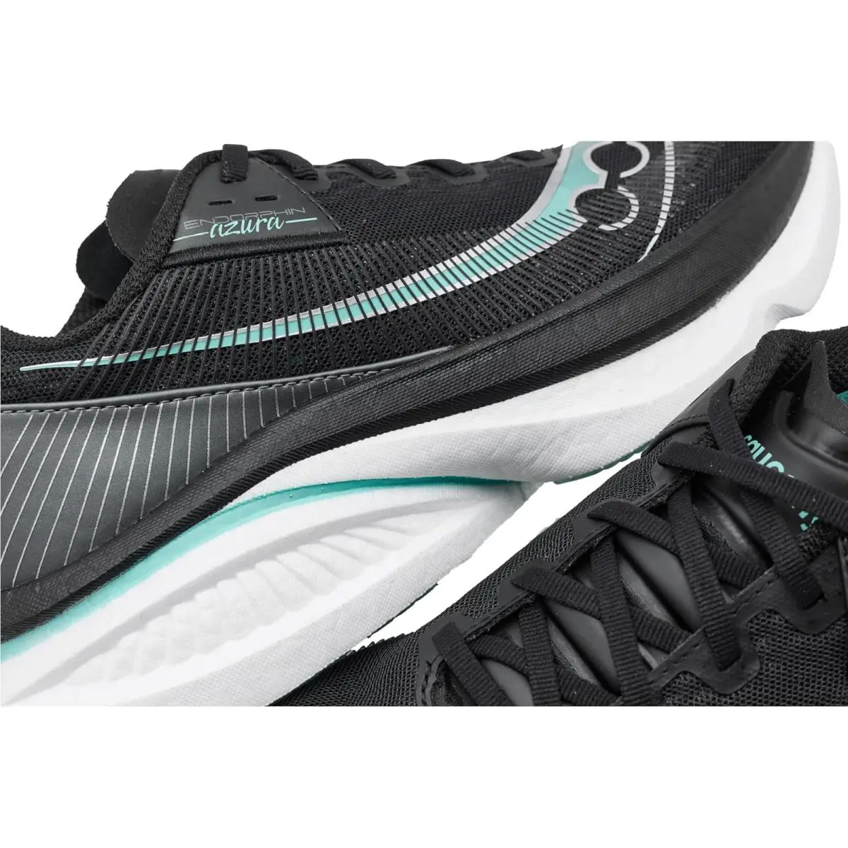 Saucony shoes - Black/Aqua 4