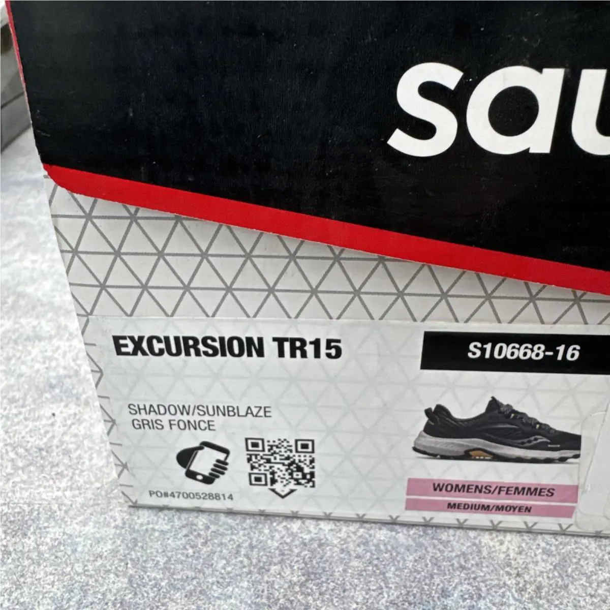Saucony shoes - Saucony Excursion TR15 - Excursion - S10668-16 - Black 4