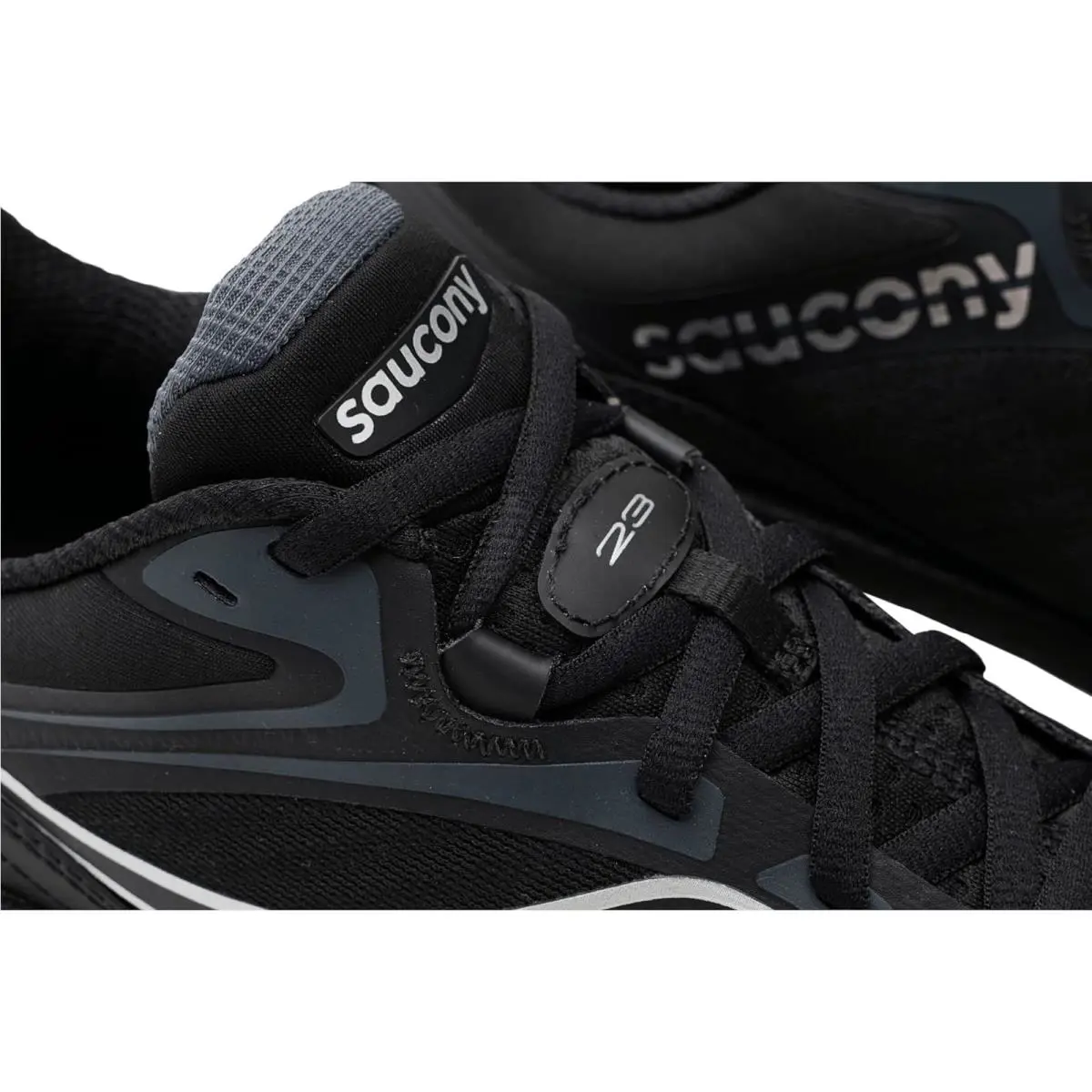 Saucony shoes - Black/Silver 11