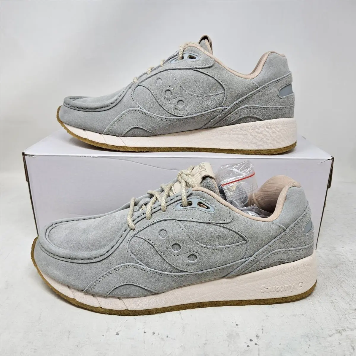 Saucony Shadow 6000 Casual Shoes / Grey Gum / S70706-2 / Men`s 5.5 Women`s 7