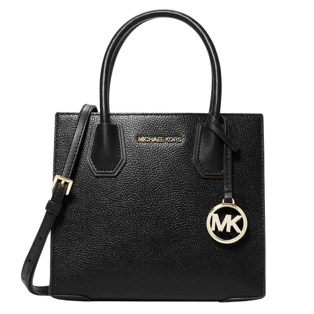 Michael Kors Mercer Medium Pebbled Leather Crossbody Bag