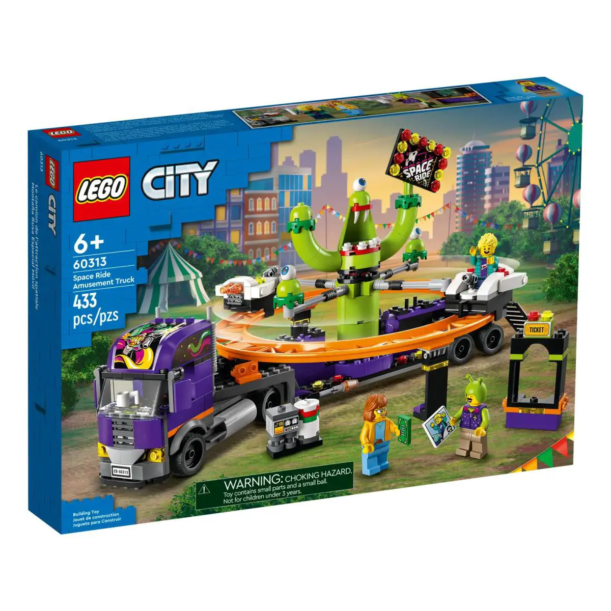 Lego City Space Ride Amusement Truck Set 60313