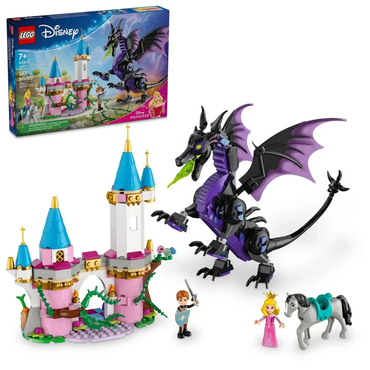 Lego Disney Princess Maleficent’s Dragon Form Building Set For Kids and Sleeping