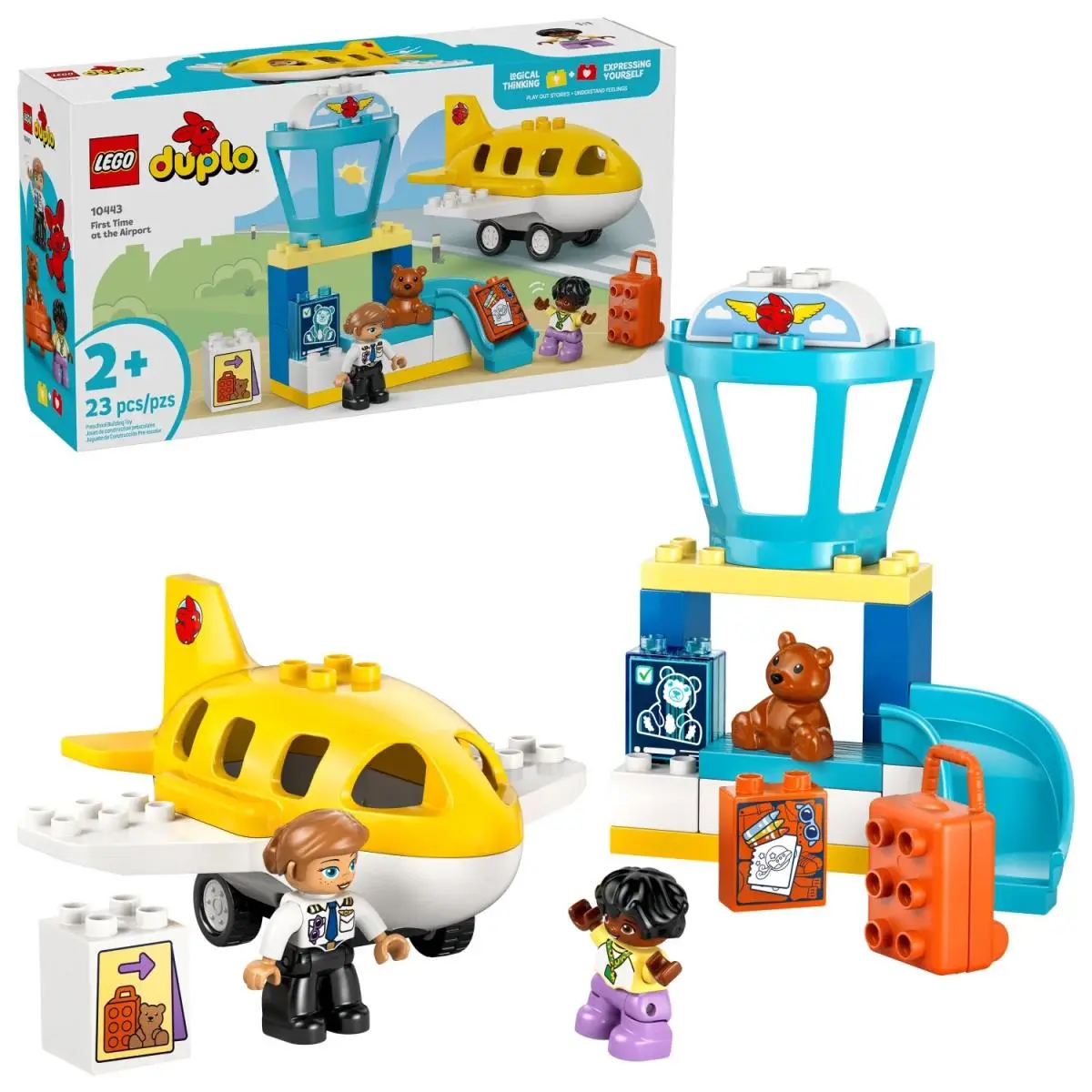 Lego Duplo Town First Time at The Airport Building Toy - Learning Play Set