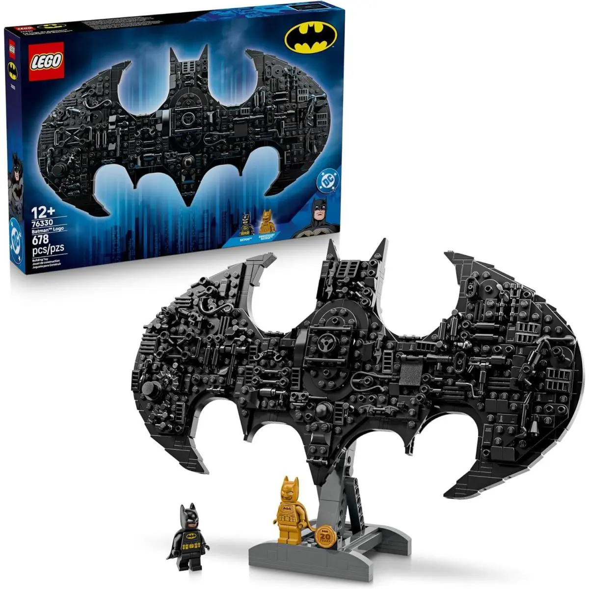 Lego Batman Logo Building Toy 76330 678 Pieces