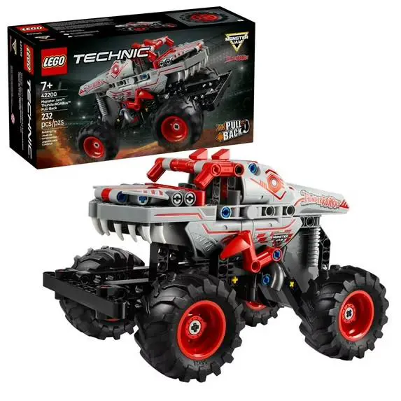 Lego Technic Thunderroarus Monster Jam Pull-back Truck Toy 42200