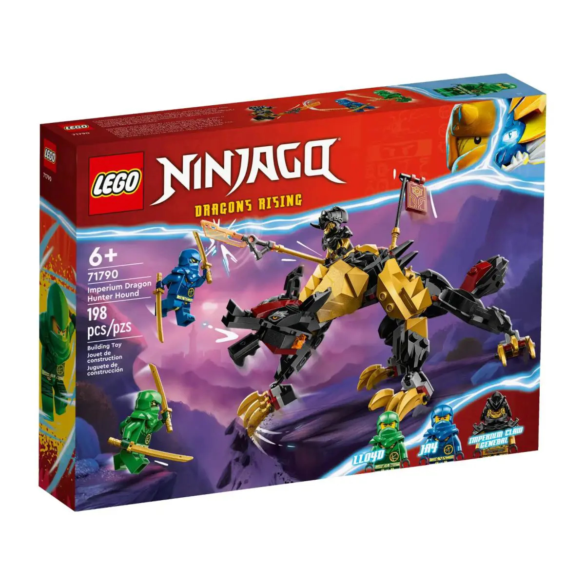Lego Imperium Dragon Hunter Hound 71790 Ninjago Minifigure Building Set