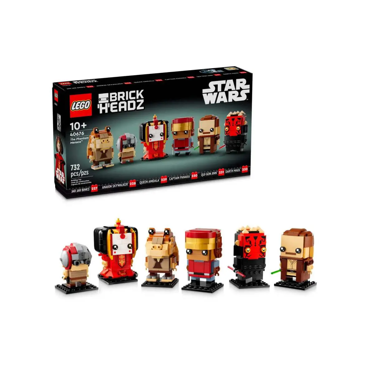 Lego Star Wars The Phantom Menace™ Brickheadz Set 40676